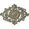 Ekena Millwork Katheryn Ceiling Medallion, Hand-Painted Castle Stone Crackle, 22 1/2"W x 30 3/8"H x 1 1/2"P CM30KTCSC - alternate 1